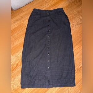 Womens vintage maxi skirt